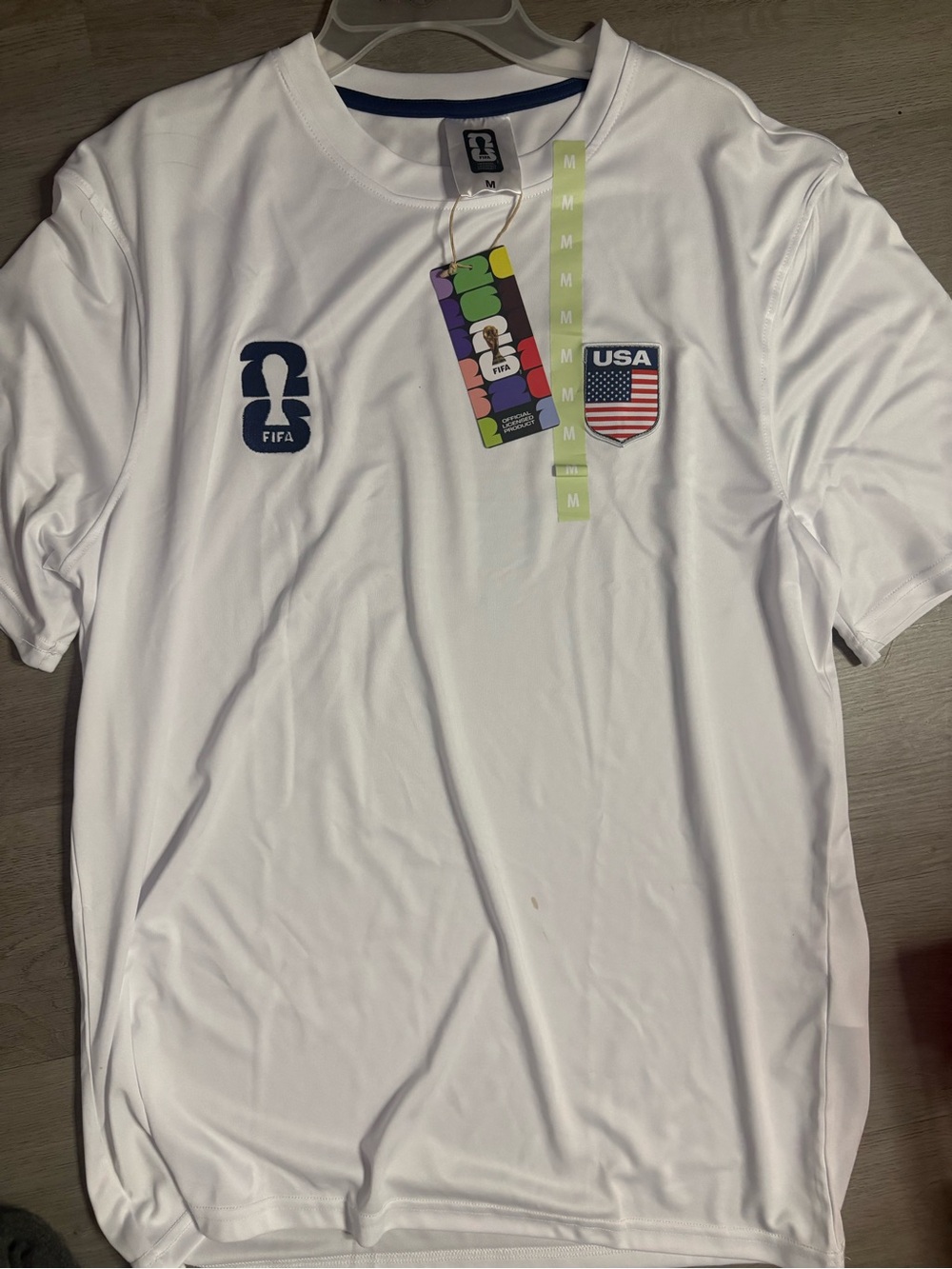 USA White Men's FIFA Logo Performance Jersey
